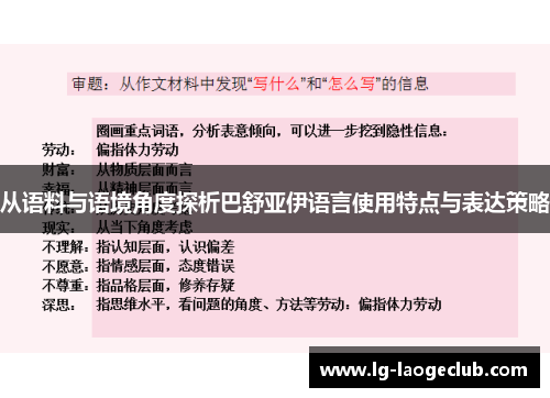 从语料与语境角度探析巴舒亚伊语言使用特点与表达策略